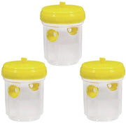 Insetticida di plastica reutilizzabile - Formato 13x9x7,5 cm - Insetticida di plastica gialla