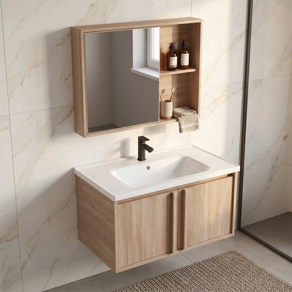 Set Di Mobili Da Bagno Con Lavabo Gama T25023 Bxm 80cm