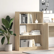 Libreria Rovere Sonoma 80x24x109 cm in Legno Multistrato 857837