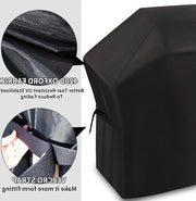 Coperture per barbecue impermeabili - Copertura per griglia barbecue esterna 183x66x130 CM - 420D di alta qualità - Copertura per barbecue a gas esterno - Resistente al vento - Resistente ai raggi UV e resistente alle abrasioni - Nero