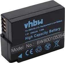 Batteria Fotocamera per Panasonic DMW-BLC12 7.2V 1000 mAh