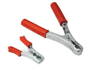PINZA PER CAVO BATTERIA ROSSA- - mm.80 40A - 20 pezzi MADE IN ITALY