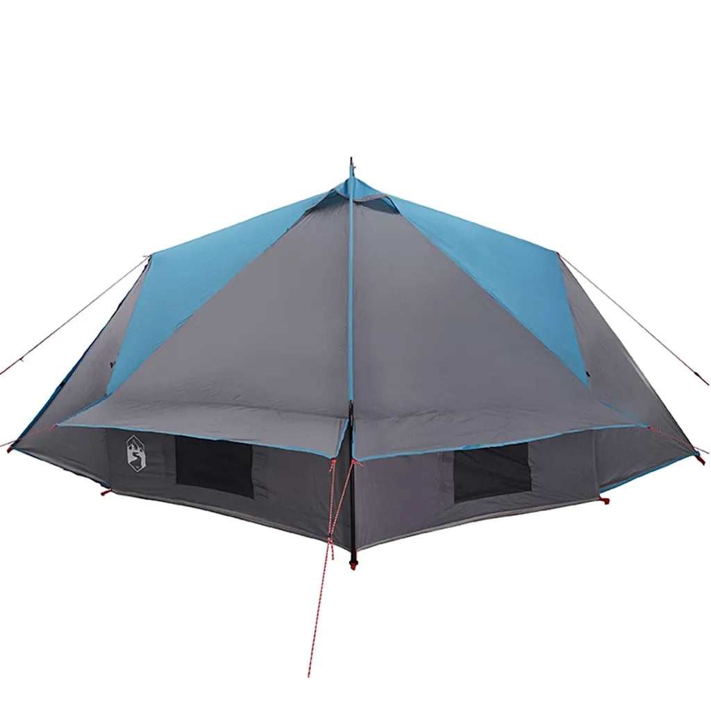 Tenda Teepee per 8 Persone Blu e Grigio 490 x 410 x 210 cm 42004069