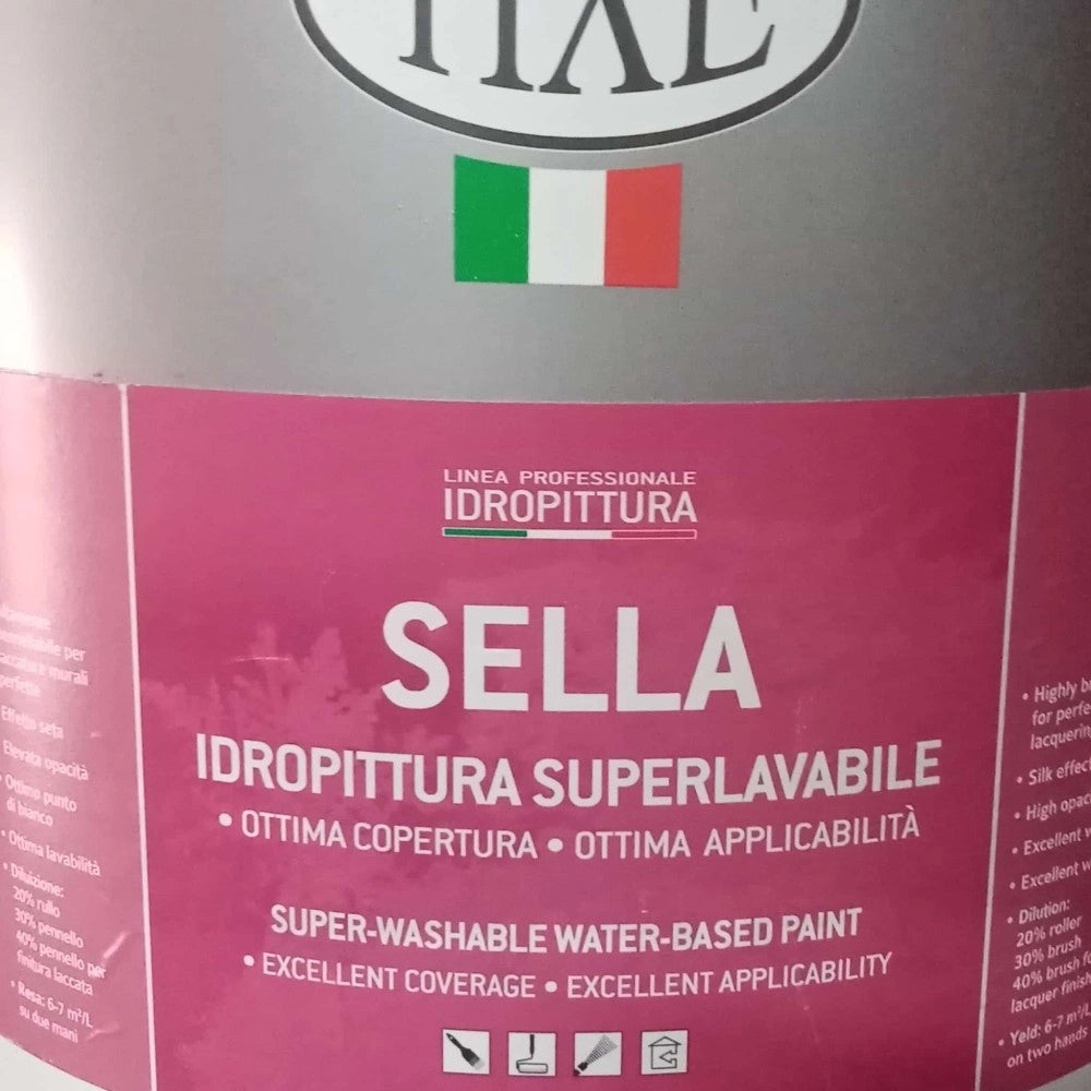 Tixe sella 14lt idro pittura bianca opaca super lavabile per interni