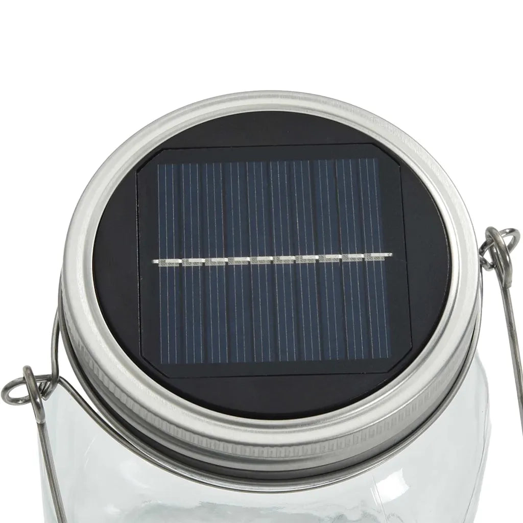 Lampada Solare in Vetro da Esterno 12 pz Bianco Caldo CFW8864008