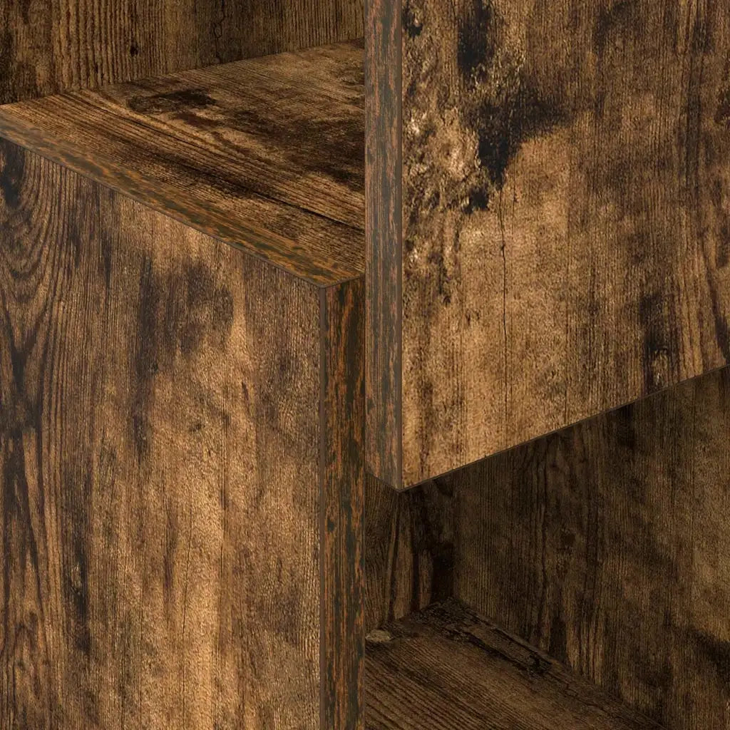 Mobile angolare Rovere fumé 25,5x25x80cm Legno multistrato