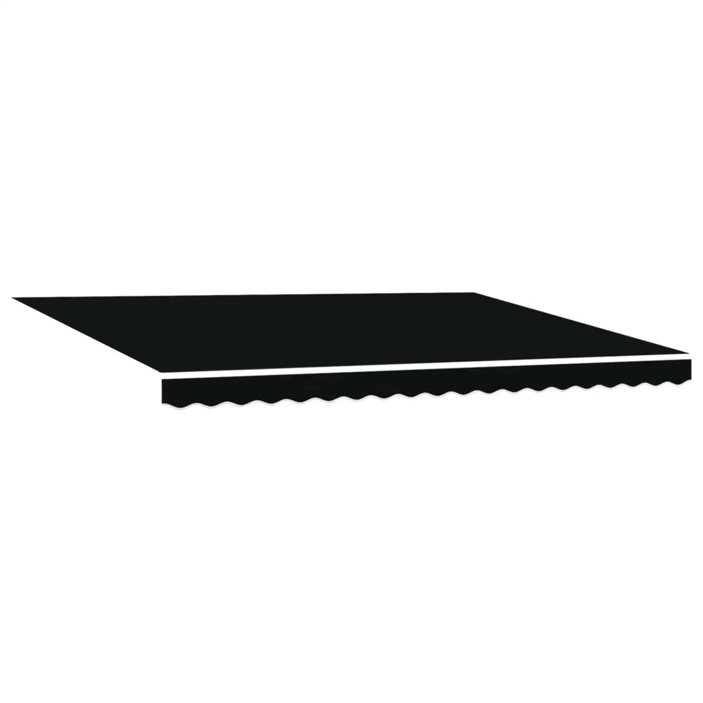 Cornice per Tenda Manuale con LED Nero e antracite 4 × 3 m 3420850