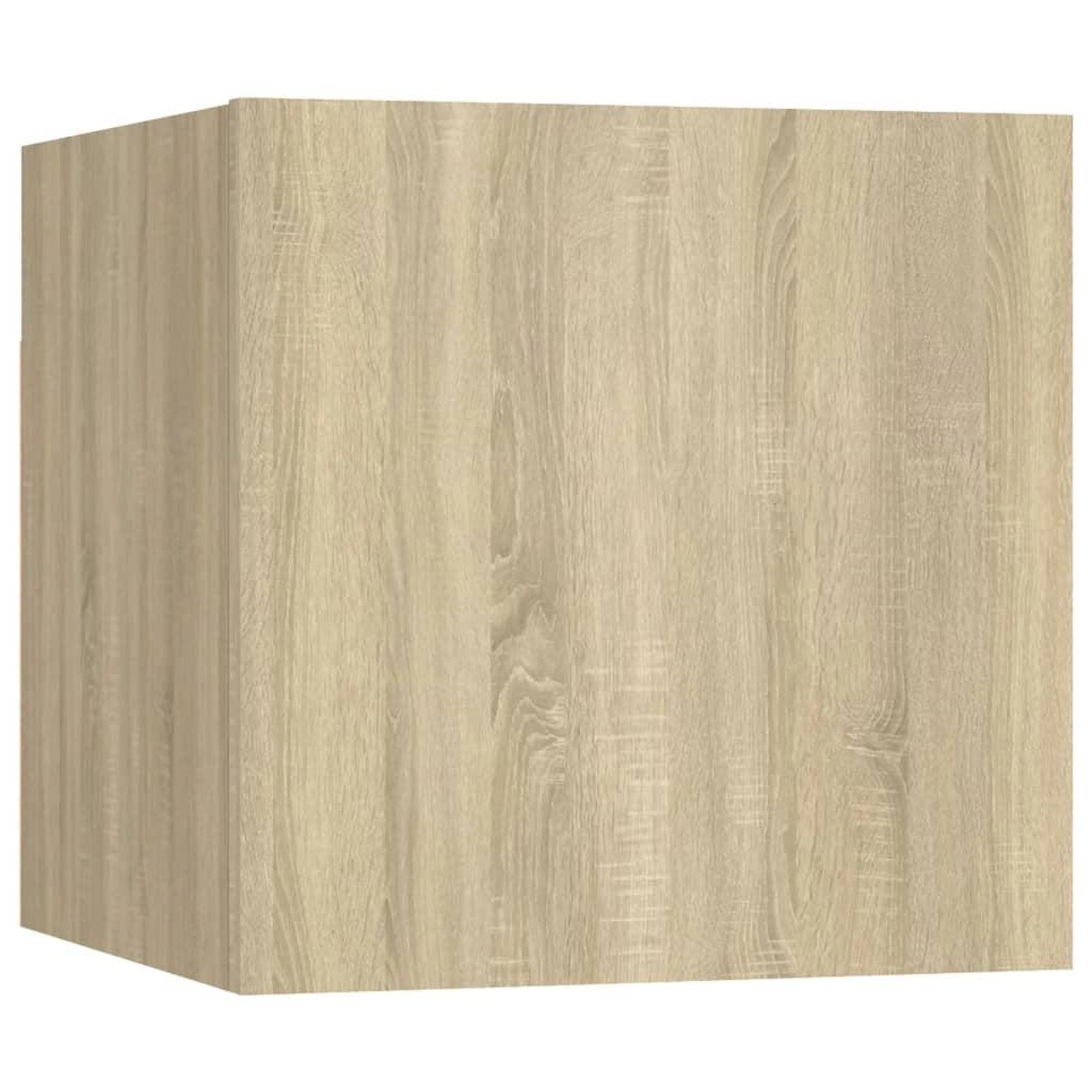 Set di mobili credenza TV soggiorno camera da letto 8 pezzi rovere sonoma legno ingegnerizzato marrone 02_0025310