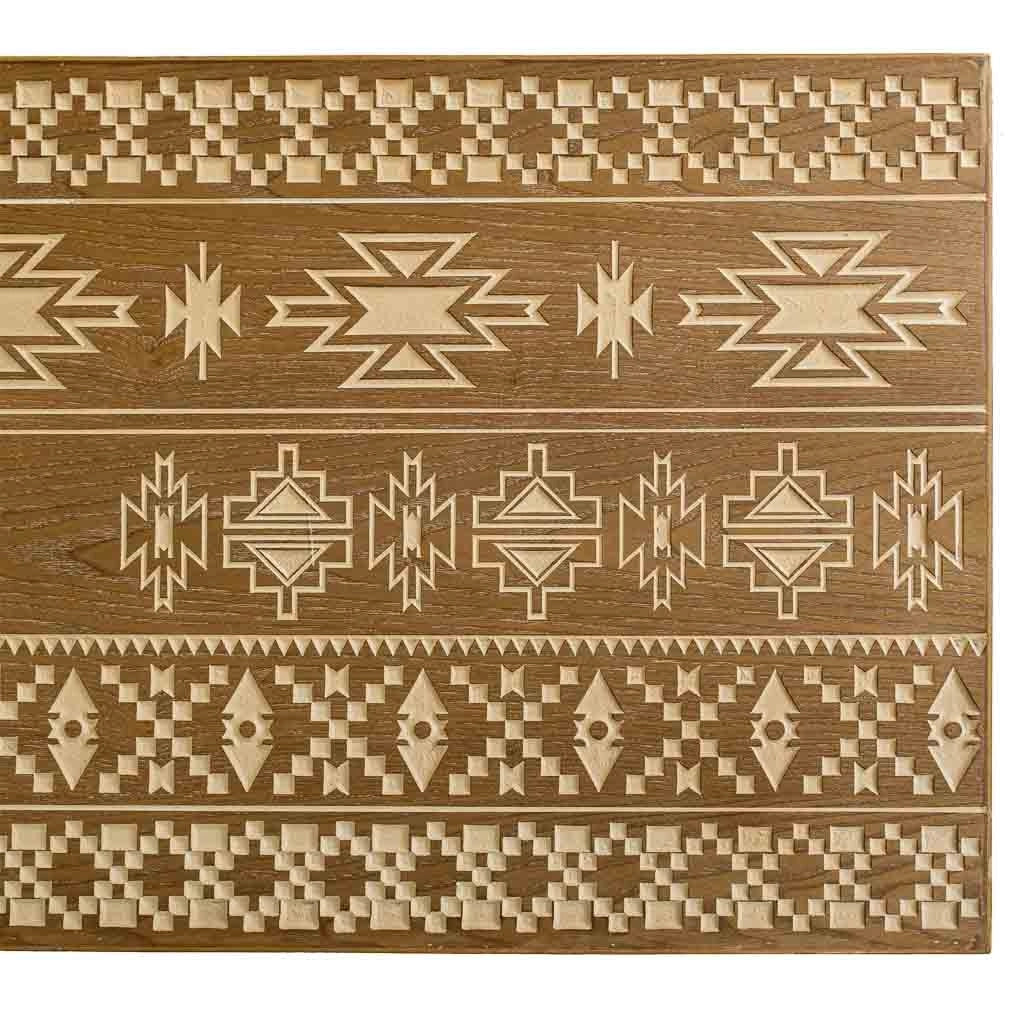 Tavolo da soggiorno in legno marrone 150x60x72h