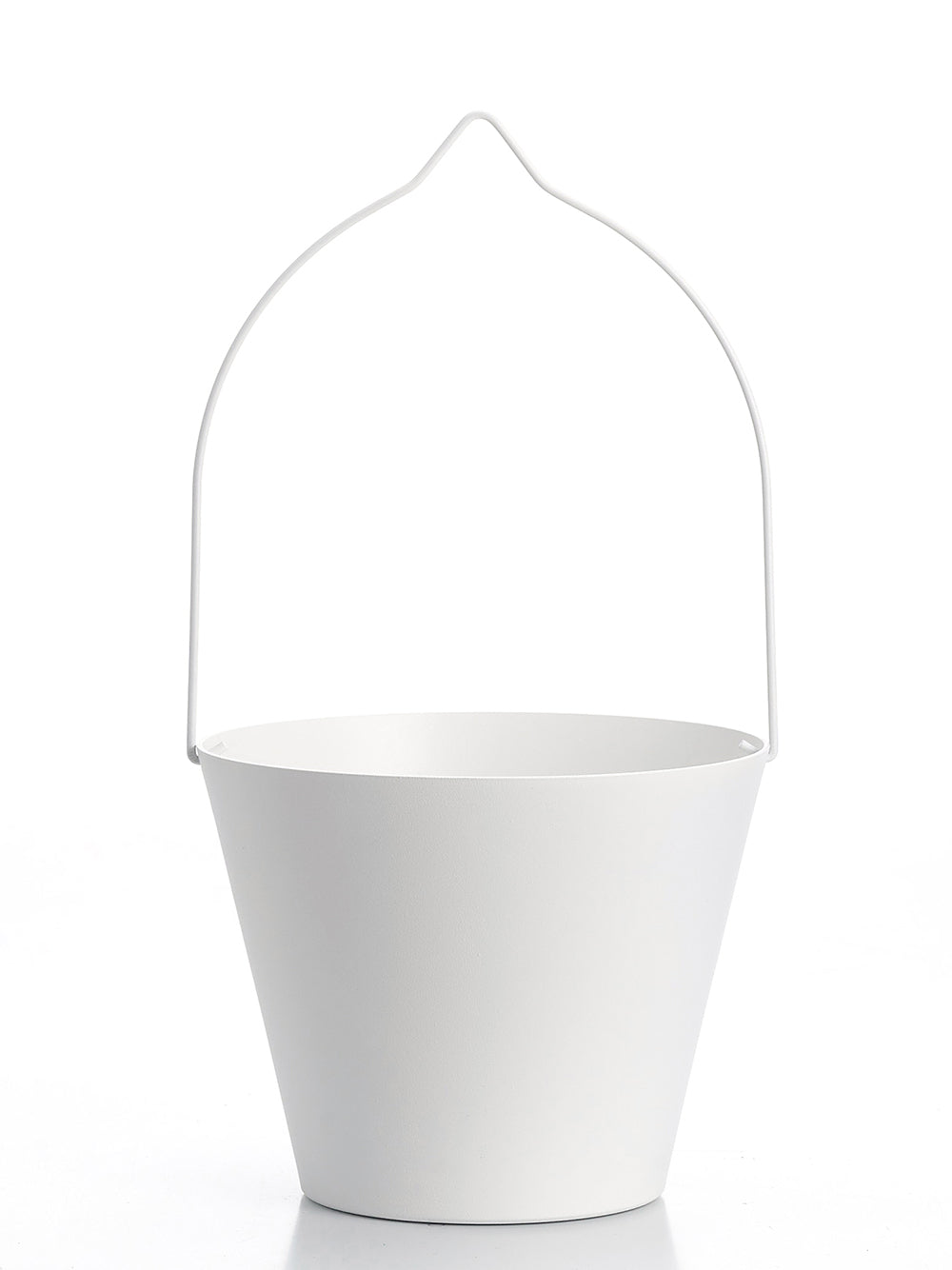 Secchiello per Rubinetti Porta-Secchio 25x23x18 cm in Alluminio Belfer 42/SC Bianco