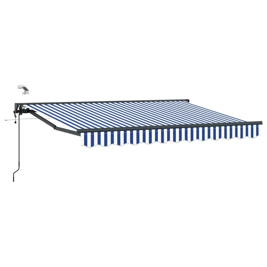 Tettuccio Elettrico Retrattile Blu, Bianco, Antracite 2,5 x 2 m