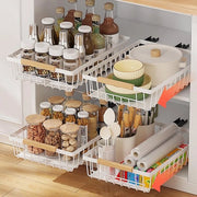 Cassettiere 2 in 1, organizzatore di cassetti, interno contenitore per cucina, organizzatore di cassetti scorrevoli per armadi e vanità