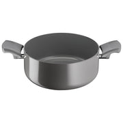 Lagostina Risorsa Casseruola fonda 24 cm, Rivestimento in Ceramica Antiaderente, Scorrevolezza Ottimale, Thermo-Signal™, Induzione
