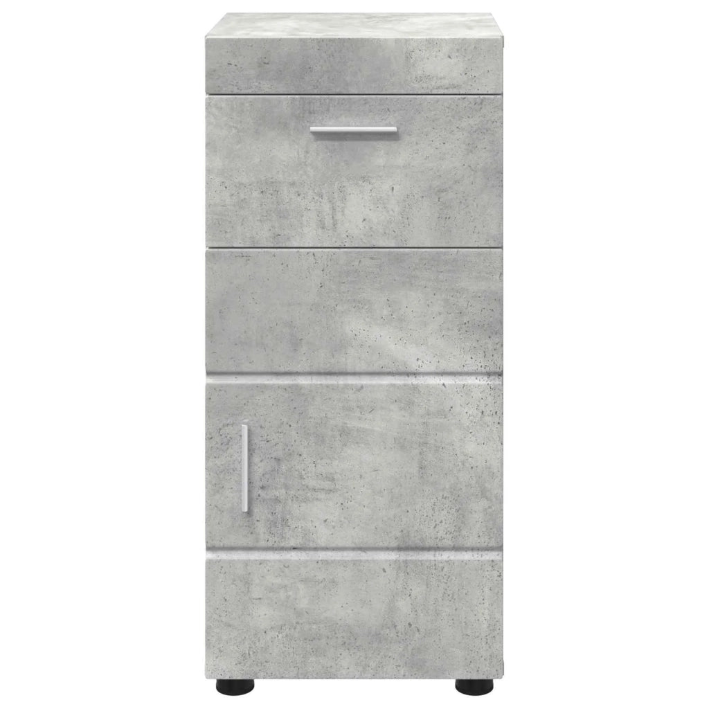 Set di Armadi da Bagno | Armadio da bagno TULUM Grigio cemento 37 x 31,5 x 82 cm