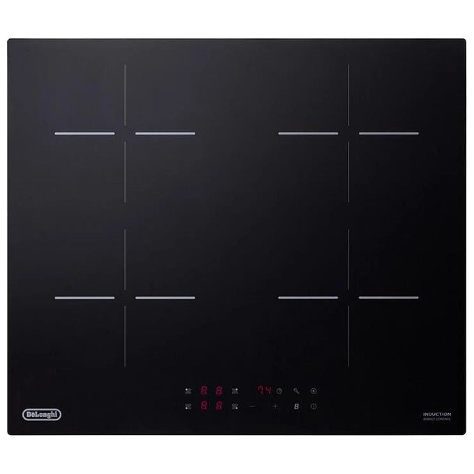 De'Longhi YLI60 Linea Induzione Piano cottura a induzione 60 cm 4 zone Touch Control da incasso colore Nero