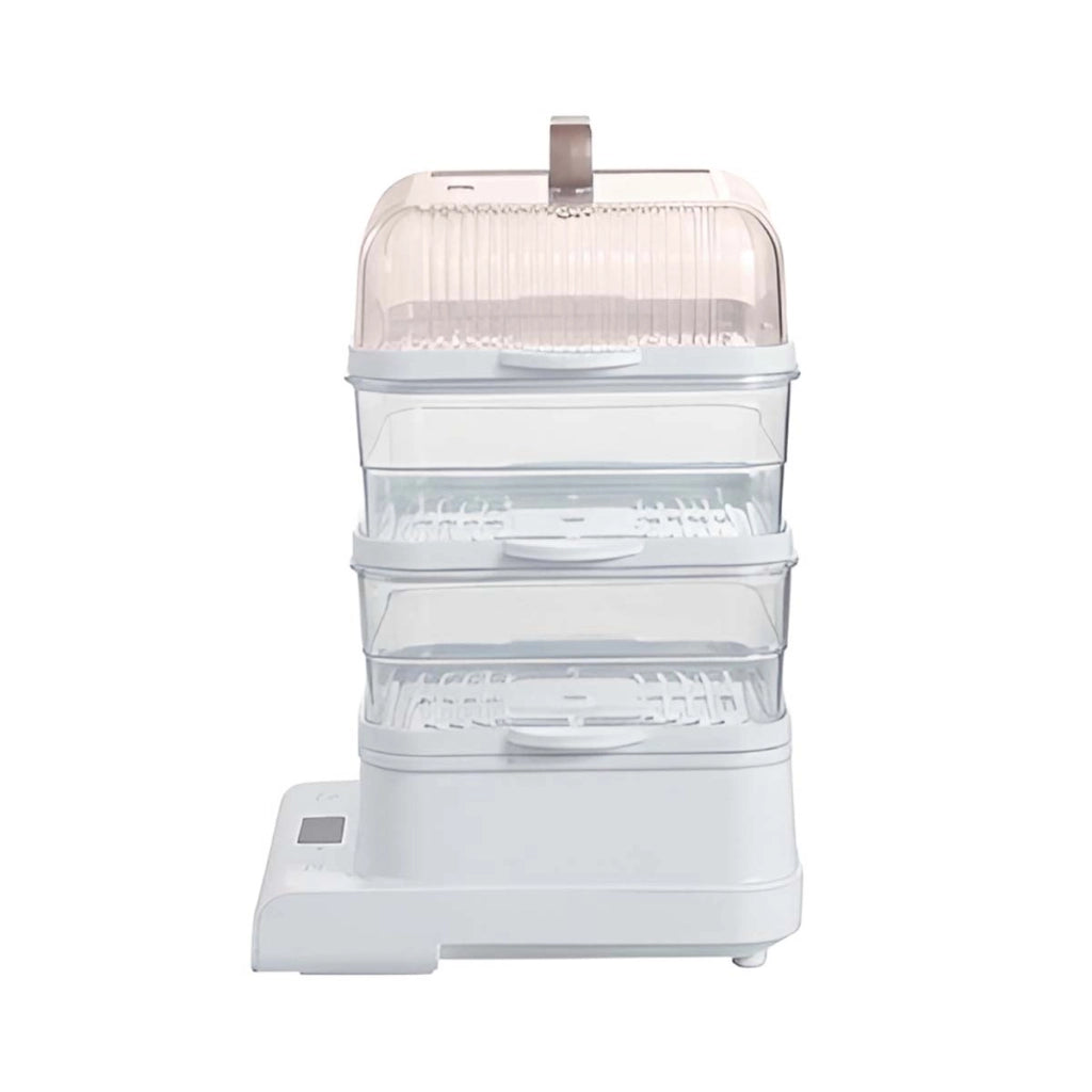 Cuocirisoletto Elettrico 800W con 3 Piani e Capacità Totale 10L Trasparente Avizar
