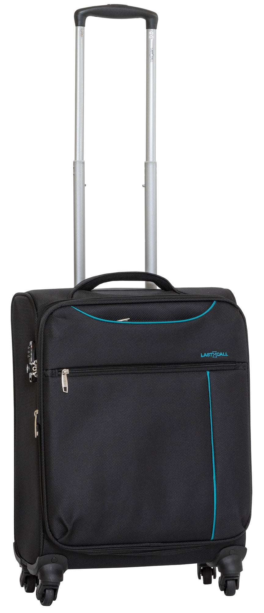 Set 2 Valigie Trolley Morbide in Poliestere 4 Ruote TSA Ravizzoni Stella Nere