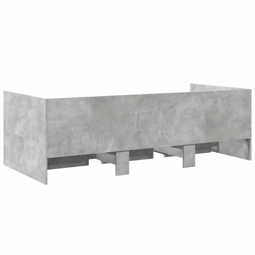 Telaio del letto con storage Grigio Cemento 80 x 200 cm 3429634