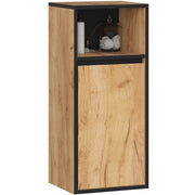 Mobile bagno sospeso VAMI Rovere Craft, Nero 35 cm 1 anta 35x30x80 cm