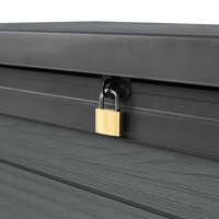 Keter Contenitore Portaoggetti da Esterno Cortina 570 L Grigio 446823