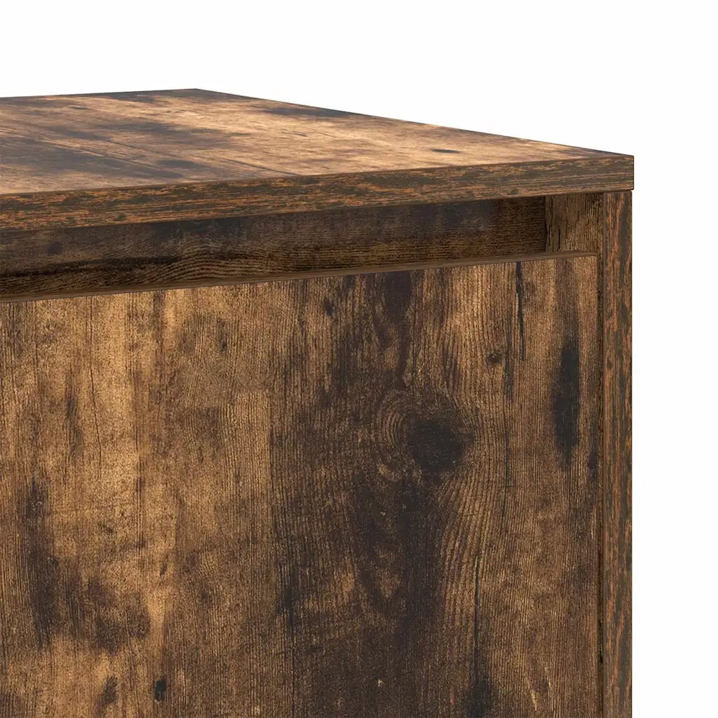 Credenza Rovere fumo 120 x 41 x 75 cm Legno multistrato 3333900