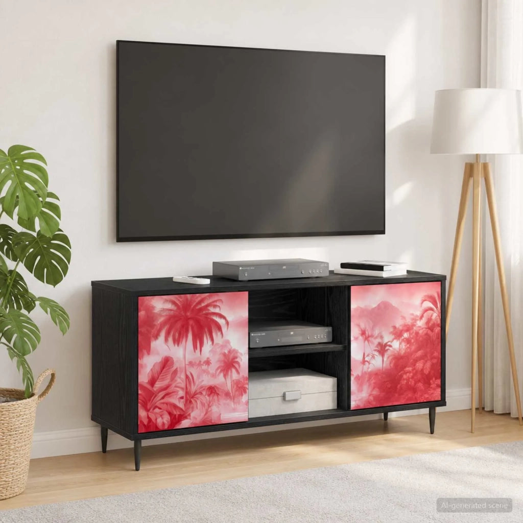 Mobile TV AACHEN 102 x 33 x 51 cm Rovere Nero 8007066
