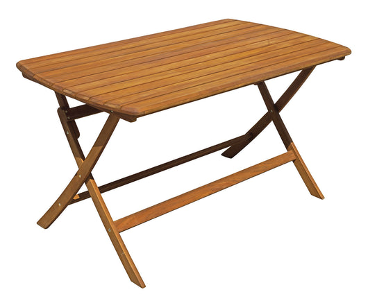 Tavolo Pieghevole da Giardino 140x82x76 cm Castiglione in Legno  di Acacia