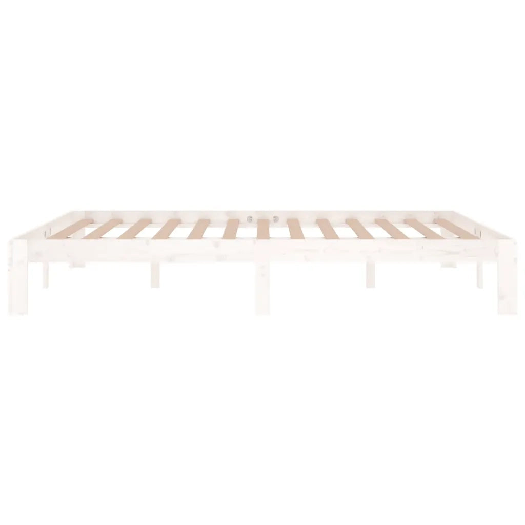 Giroletto Bianco in Legno Massello 150x200 cm King Size 810371