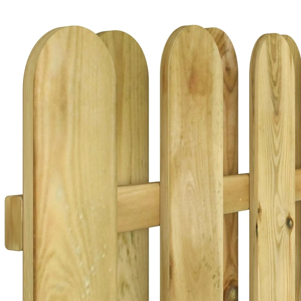 Cancello da giardino 100 x 125 cm Legno Massello di Pino Verde 42048114