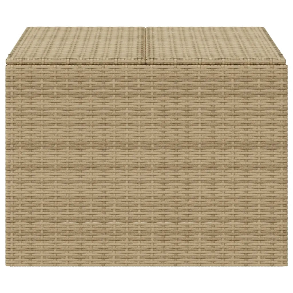 Contenitore da Giardino Beige Misto 291L in Polyrattan 365339