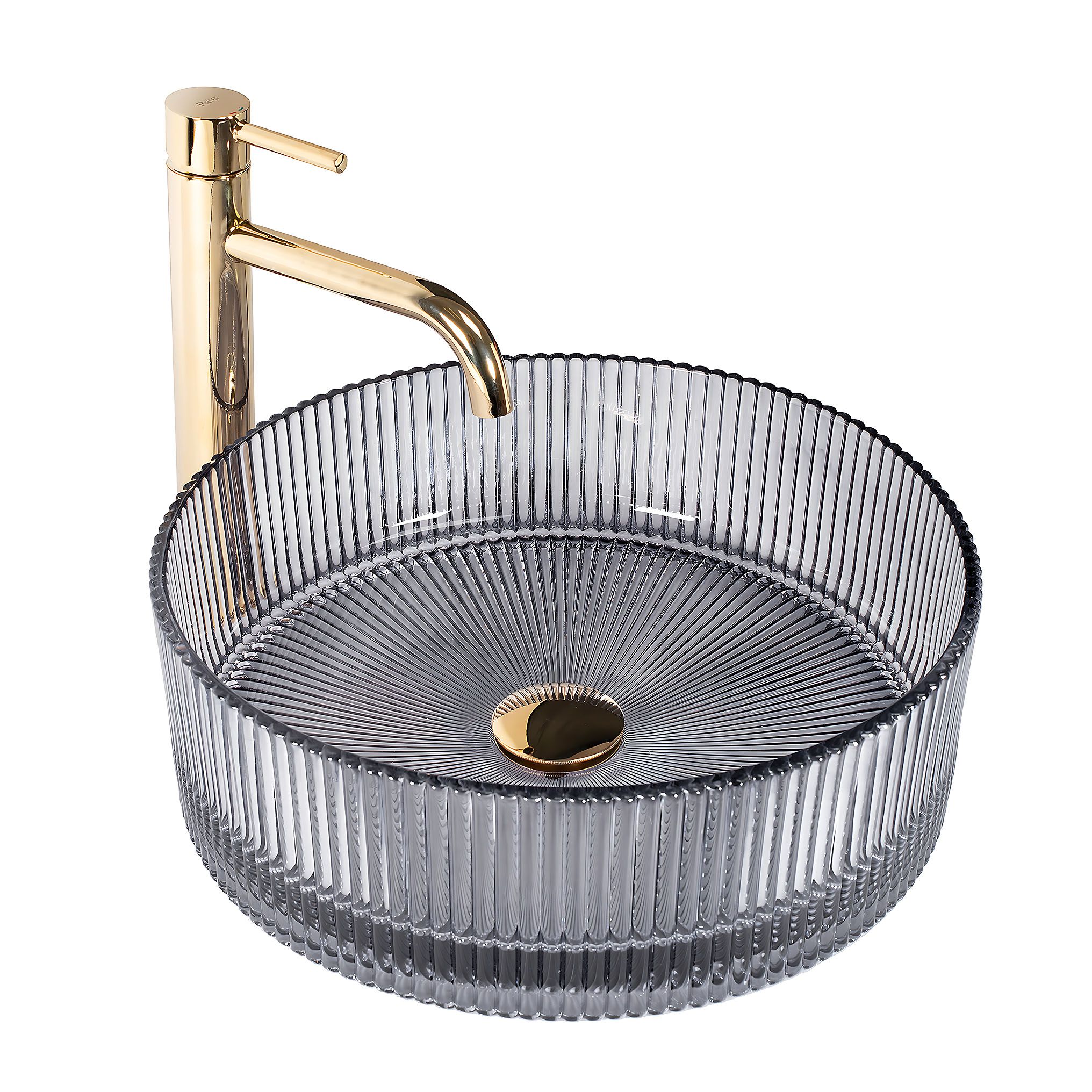 Lavabo Da Appoggio Rea Ingrid 35 Grey