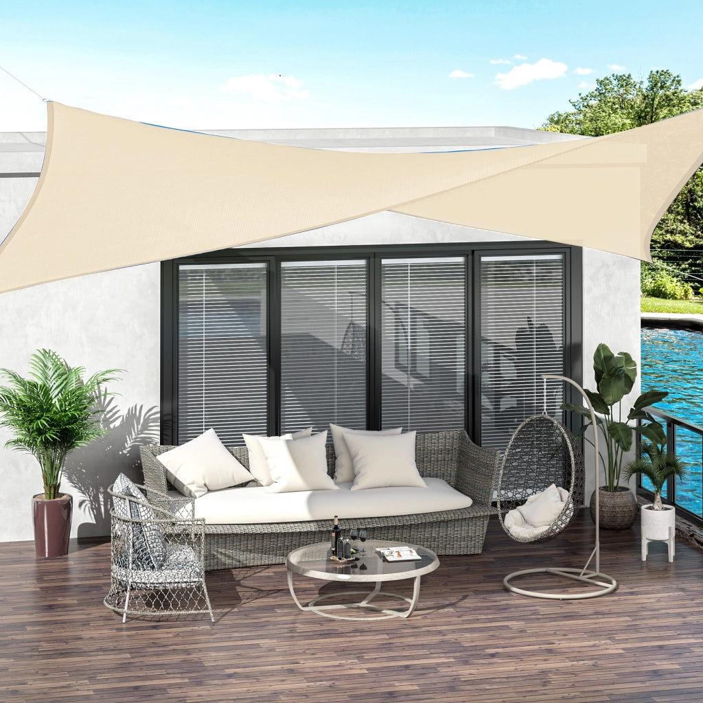 Toldo da giardino ¨C zephmum ¨C 4x6 m crema