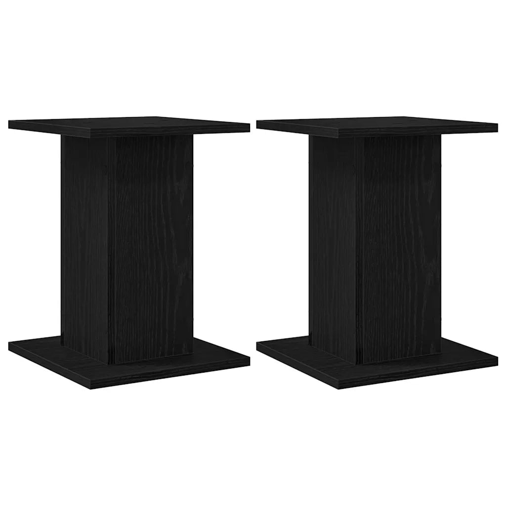 Supporto per piante 2 pz Rovere Nero 30 x 30 x 40 cm CFW7102460
