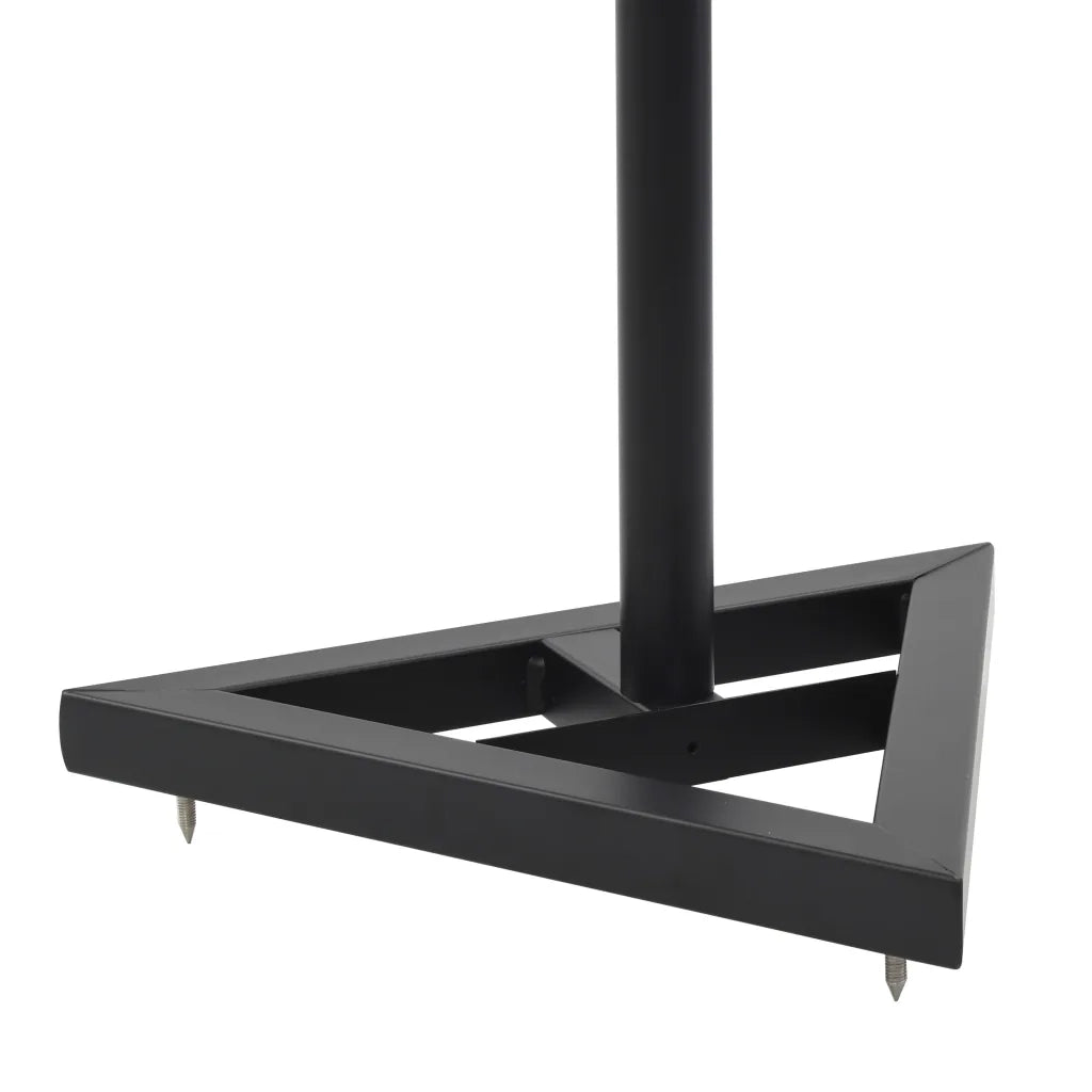 Supporti per Casse Spia da Studio 2 pz Nero in Acciaio CFW8074904