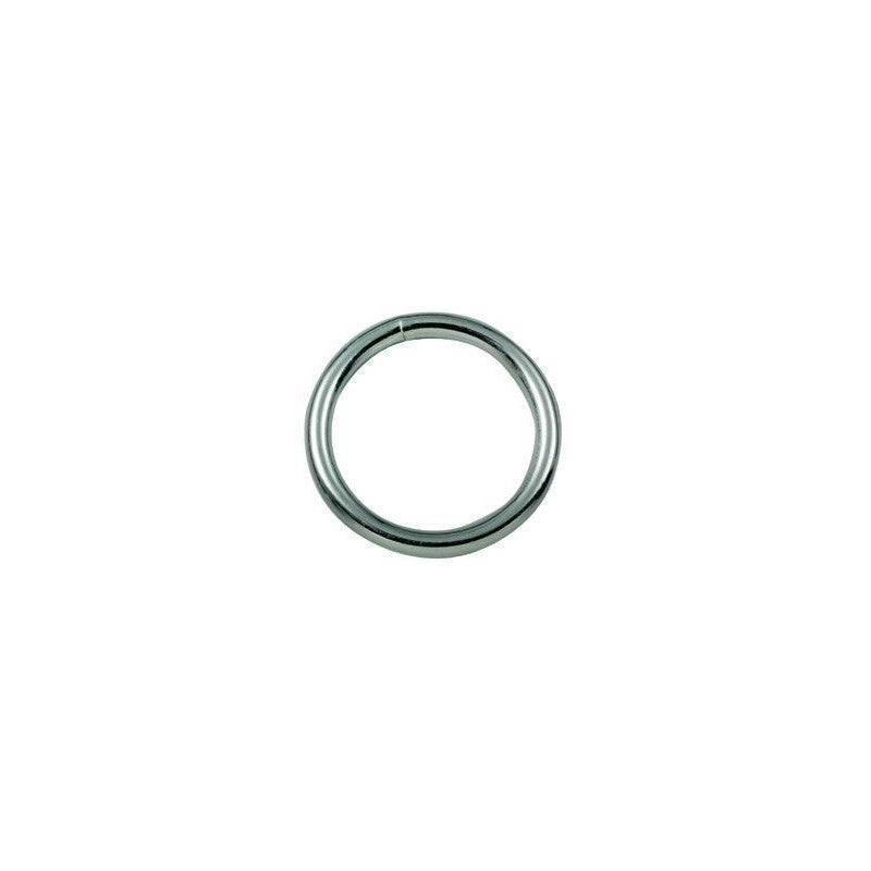 Anelli Saldati Zincocromati Pezzi 40 Filo Mm. 6 Foro Mm.45