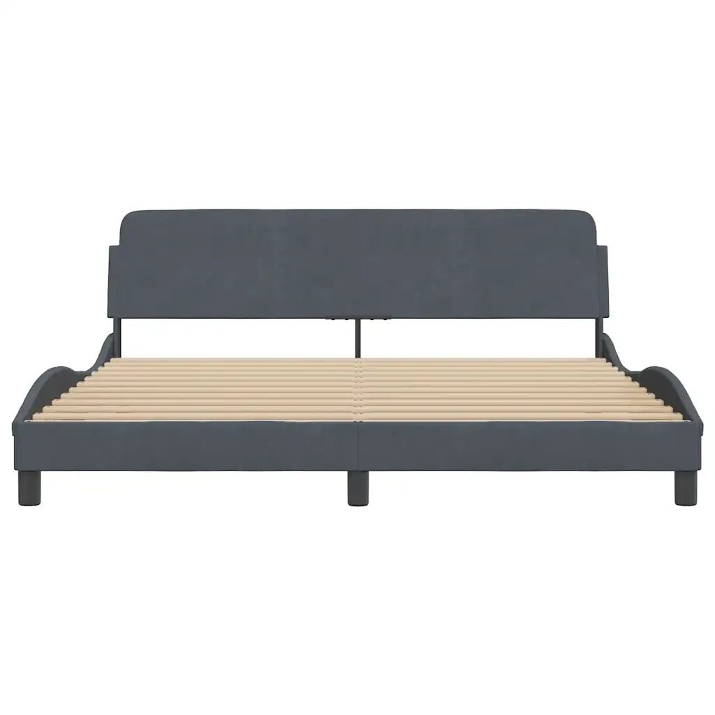 Giroletto Dover Grigio Scuro 183x213 cm in Velluto 373307