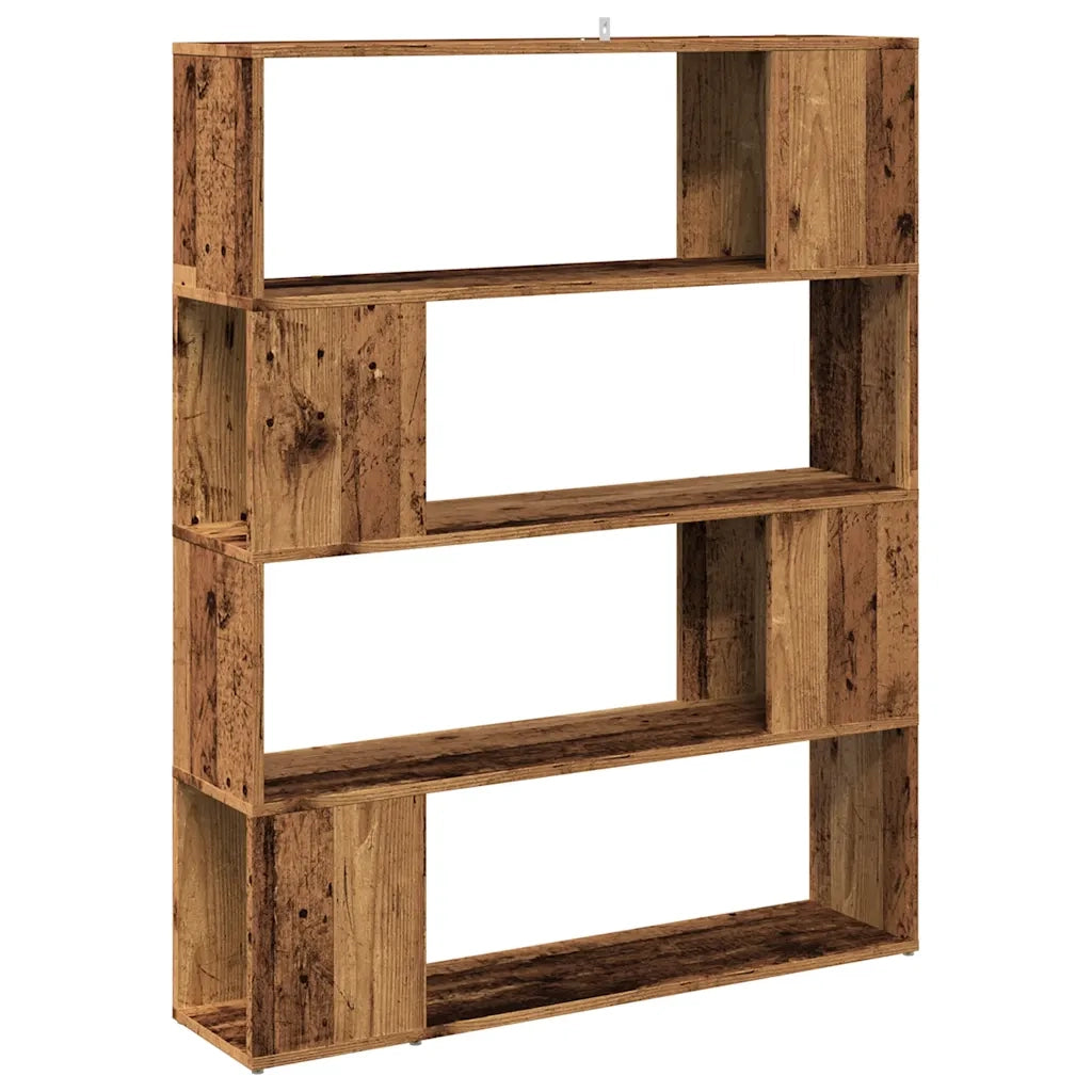 vidaXL Libreria/Divisorio in Legno Vecchio 100x24x124,5 cm