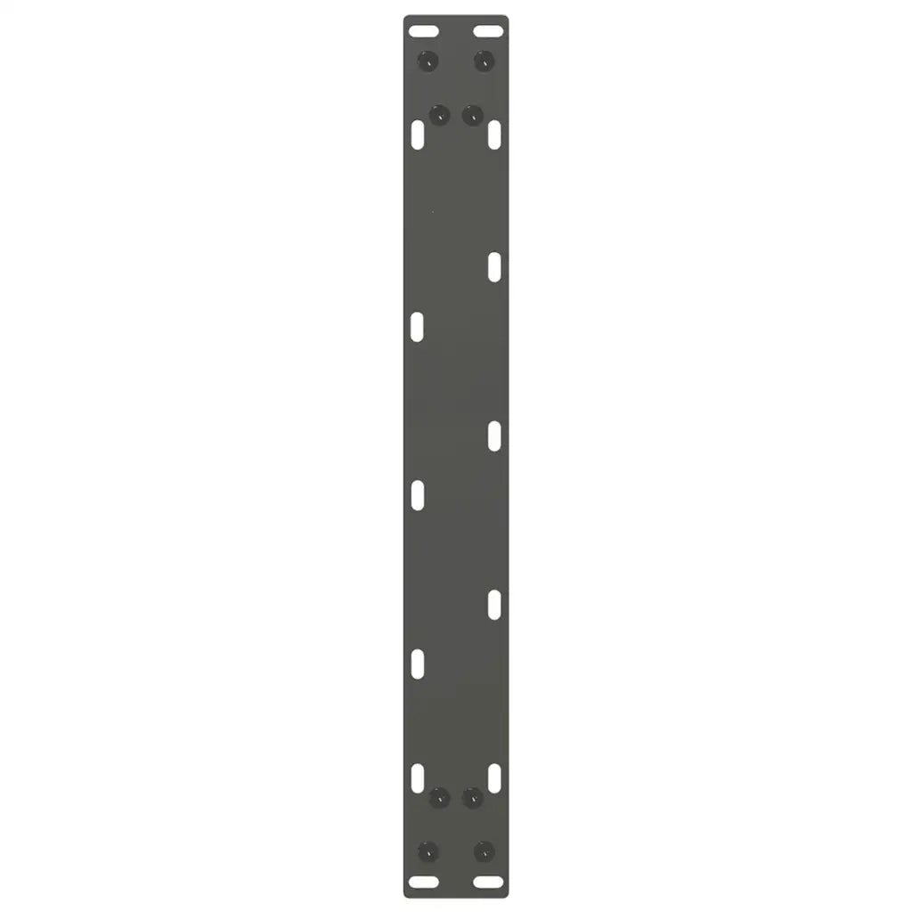 Gambe per Tavolino da CaffÃ¨ a Forma di U 2 pz Antracite 50x(30-31) cm Acciaio