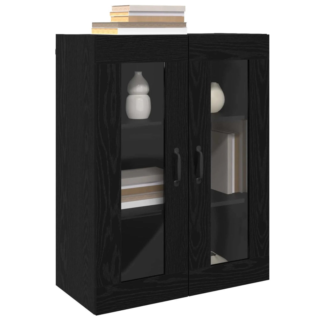 Armadi da Muro 2 pz Rovere nero 69,5 x 34 x 90 cm CFW4098187