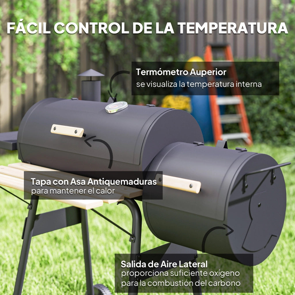Barbecue 3 in 1 ¨C Minimal ¨C Grigio 124x53x104 cm