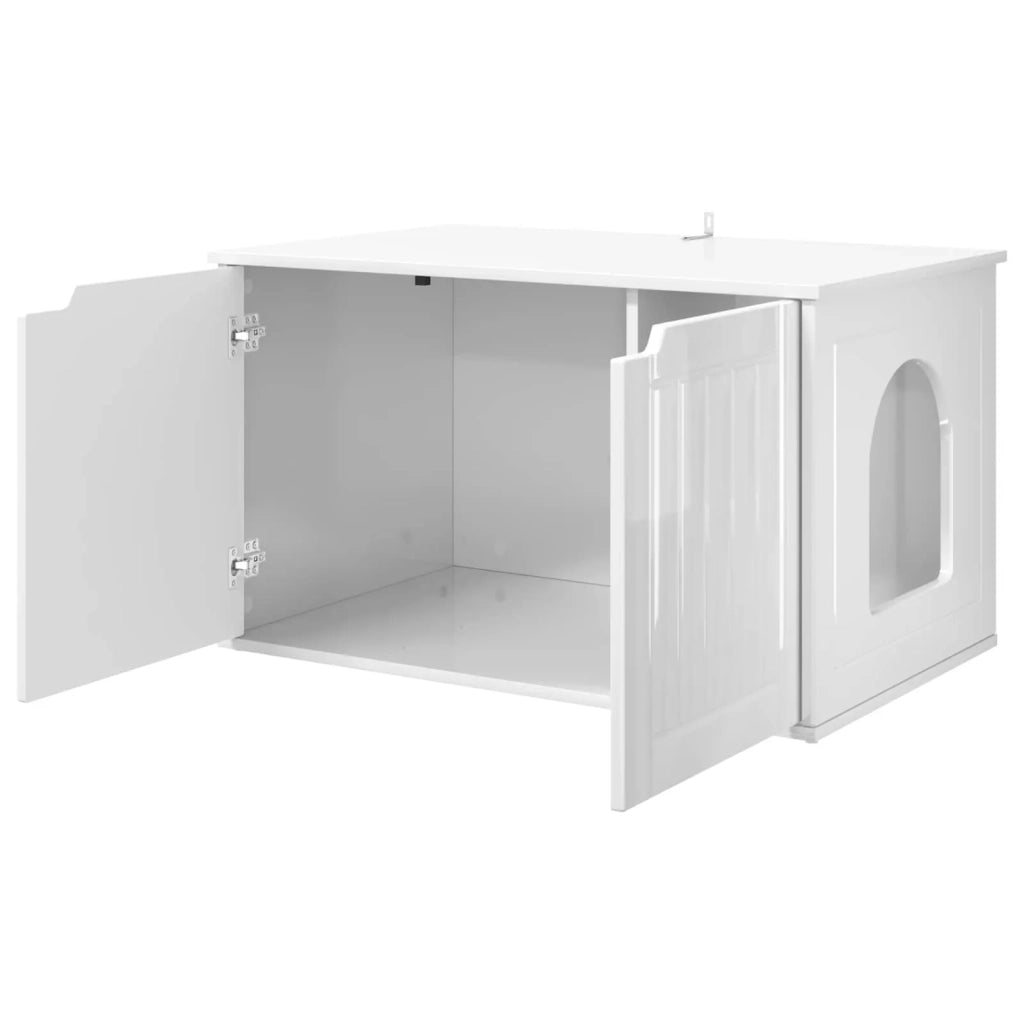 Casa per Gatti Bianco Lucido 85 x 55 x 50,5 cm CFW5179748