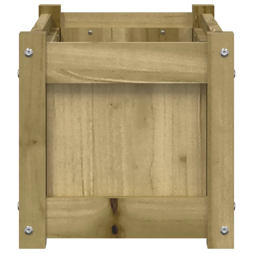 Fioriera | Cassetta per fiori | Vaso da Giardino 60x31x31 cm in Legno di Pino Impregnato