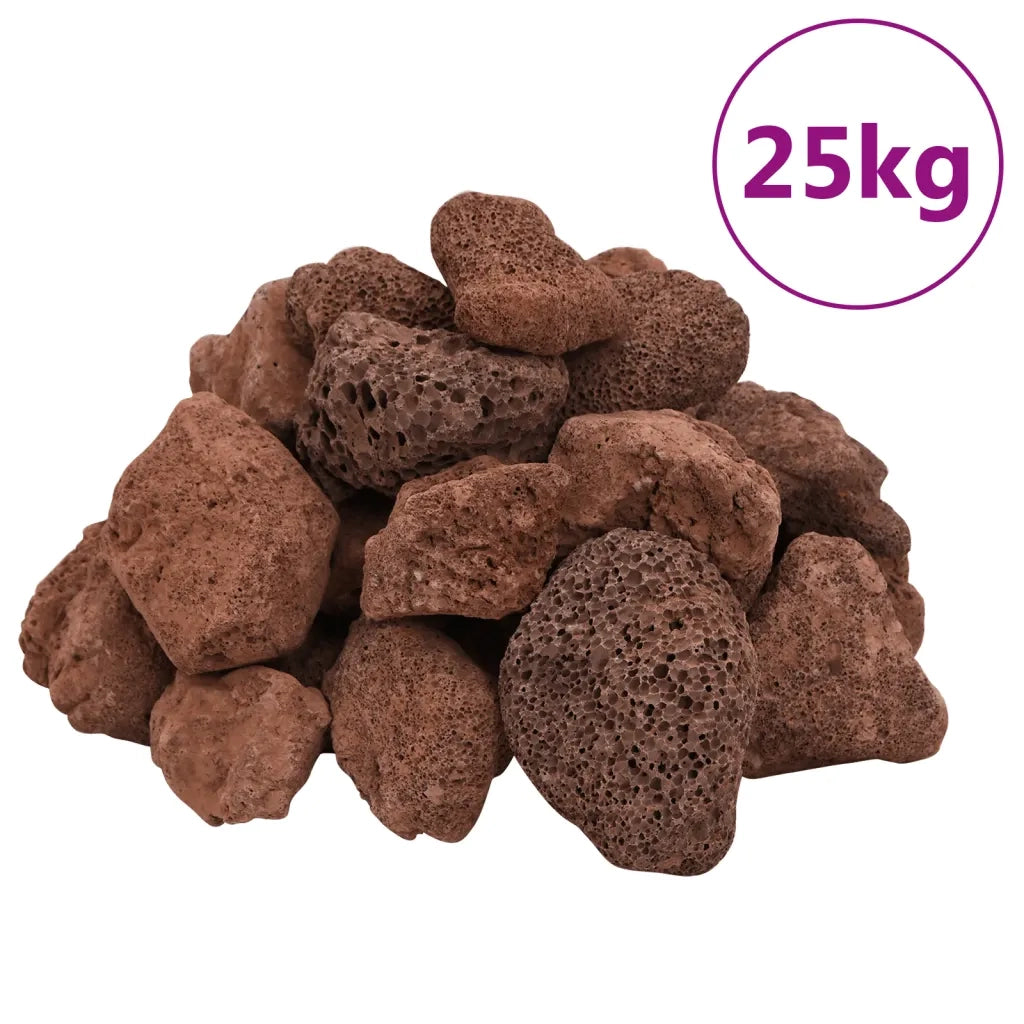 Rocce Vulcaniche 25 kg Rosse 5-8 cm CFW7910442