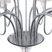 Lampadario Modern in Metallo Florero Cromo