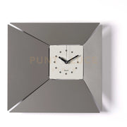 orologio da parete minimal illusio Fango/avorio in Ferro 42x5x40h cm
