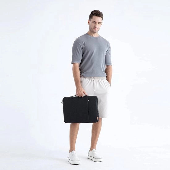 Copriporta per laptop 17 pollici, resistente agli urti, impermeabile, copriporta per laptop, case per pc, protezione per notebook, per laptop da 17,3 pollici, nero