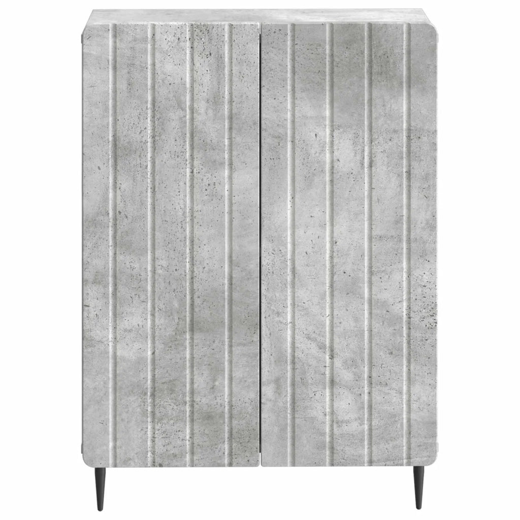 Mobiletto da Bagno ZWOLLE Grigio Cemento 59,5 x 31 x 79,5 cm 896398