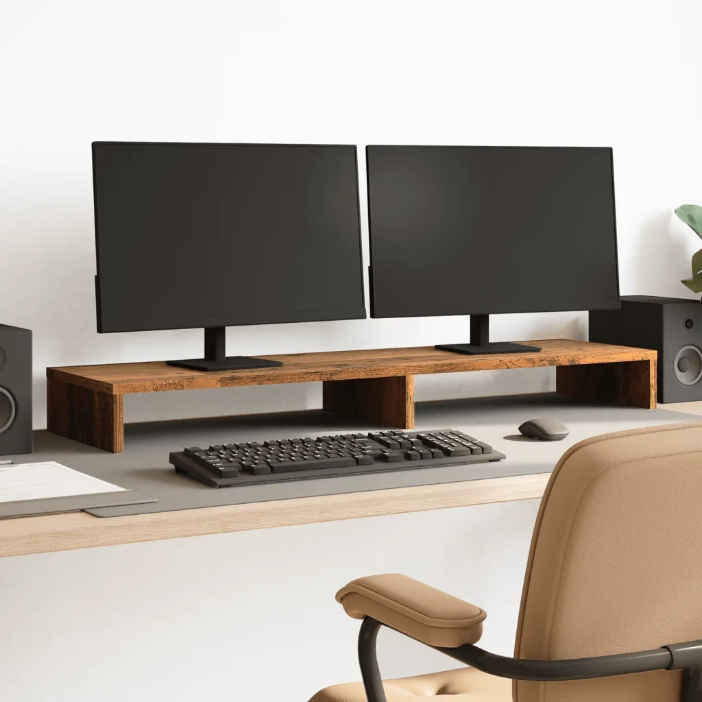 Supporto per Monitor Legno Vecchio 100x27x10 cm in Truciolato CFW9972374