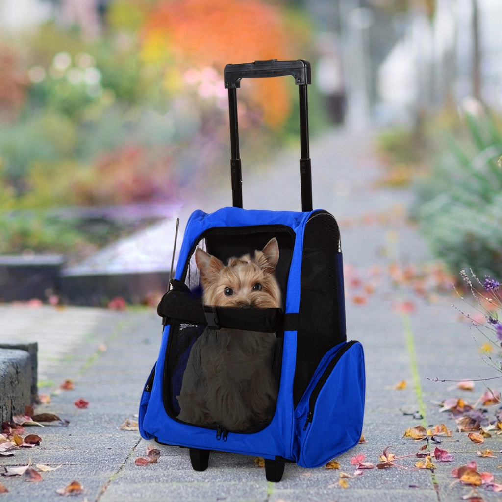 Trasportino per Mascote 2 in 1 ¨C Zephmum ¨C Blu 42x25x55 cm