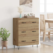 Credenza con Cassetto-Buffet-Armadio da cucina Rovere artigianale 69,5 x 34 x 90 cm 657101